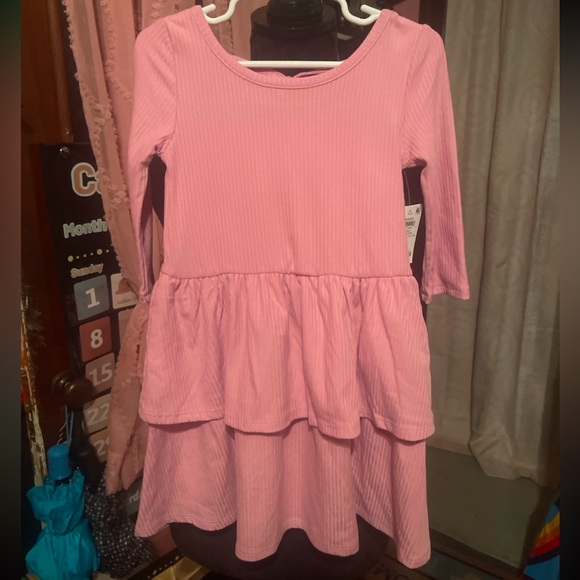 Epic Threads Ribbed-Knit Tiered Ruffled Dress - Picture 1 of 5